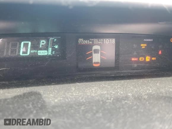 ✅ 2013 Toyota Prius One • VIN: JTDKDTB39D1557074 • Lot: 81457325. Listed on Copart with 113,393 mi. Free auction sales archive from the USA and detailed vehicle history report at DreamBid. Image 9.