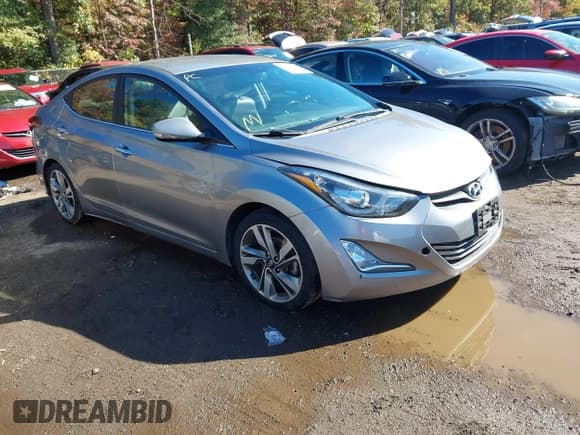 ✅ 2015 Hyundai Elantra SE • VIN: KMHDH4AE8FU381735 • Lot: 43453591. Listed on IAAI with 98,245 mi. Free auction sales archive from the USA and detailed vehicle history report at DreamBid. Image 1.