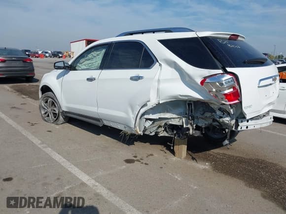 ✅ 2016 Chevrolet Equinox LTZ • VIN: 2GNALDEK7G6349825 • Lot: 43204697. Listed on IAAI with Not provided. Free auction sales archive from the USA and detailed vehicle history report at DreamBid. Image 3.