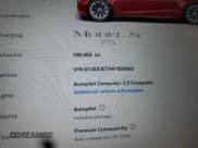 ✅ 2017 Tesla Model S 60 • VIN: 5YJSA1E17HF185660 • Lot: 86136925. Listed on Copart with 148,462 mi. Free auction sales archive from the USA and detailed vehicle history report at DreamBid. Image 9.