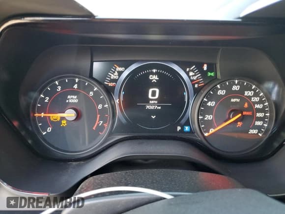 ✅ 2024 Chevrolet Camaro LT1 • VIN: 1G1FF1R76R0105520 • Lot: 80147504. Listed on Copart with 7,027 mi. Free auction sales archive from the USA and detailed vehicle history report at DreamBid. Image 9.