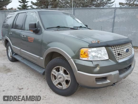 ✅ 2003 Ford Expedition Eddie Bauer • VIN: 1FMPU18L63LB14820 • Lot: 43700316. Listed on IAAI with 171,530 mi. Free auction sales archive from the USA and detailed vehicle history report at DreamBid. Image 6.