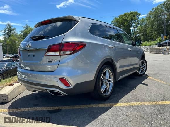 2019 Hyundai Santa Fe Limited Ultimate with VIN KM8SRDHF6KU298303, listed as a Copart auction lot 65732025 with 94,527 mi miles and Clean title. Bid and sale history available at DreamBid. Image 3.