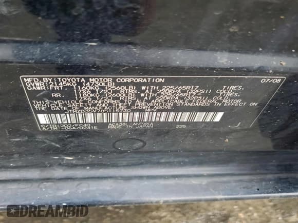 ✅ 2008 Toyota RAV4 • VIN: JTMZD35V785115730 • Lot: 93958475. Wystawiony na Copart z przebiegiem 136 268 mil. Bezpłatny archiwum sprzedaży aukcyjnych z USA i szczegółowy raport historii pojazdu na DreamBid. Zdjęcie 13.