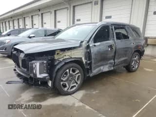 ✅ 2024 Hyundai Palisade SEL • VIN: KM8R44GE9RU684214 • Лот: 57749635. Опубликован ранее на Copart с пробегом 24 564 миль. Бесплатный доступ к архиву аукционных продаж из США и подробный отчёт об истории автомобиля на DreamBid. Изображение 1.