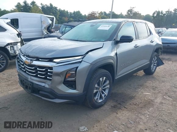 ✅ 2025 Chevrolet Equinox FWD LT • VIN: 3GNAXHEG3SL101843 • Лот: 43185686. Опубликован ранее на IAAI с пробегом 9 123 миль. Бесплатный доступ к архиву аукционных продаж из США и подробный отчёт об истории автомобиля на DreamBid. Изображение 2.