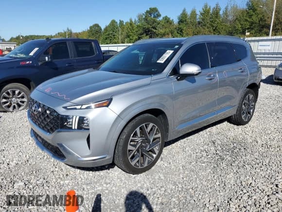 ✅ 2022 Hyundai Santa Fe Calligraphy • VIN: 5NMS54AL3NH416528 • Lot: 89697195. Listed on Copart with 61,614 mi. Free auction sales archive from the USA and detailed vehicle history report at DreamBid. Image 1.