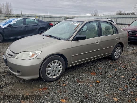 ✅ 2005 Honda Civic LX SSRS • VIN: 2HGES16615H544271 • Лот: 93784625. Опубликован ранее на Copart с пробегом 197 807 миль. Бесплатный доступ к архиву аукционных продаж из США и подробный отчёт об истории автомобиля на DreamBid. Изображение 1.