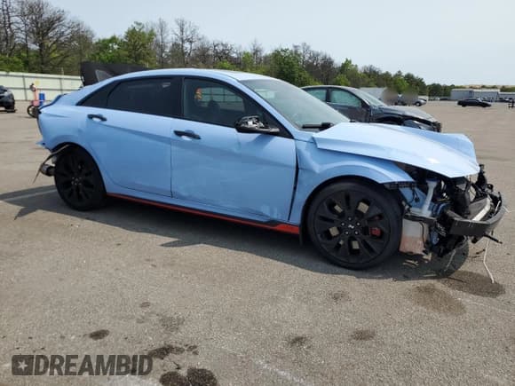 ✅ 2022 Hyundai Elantra • VIN: KMHLW4AK0NU007982 • Lot: 59550795. Listed on Copart with 36,957 mi. Free auction sales archive from the USA and detailed vehicle history report at DreamBid. Image 4.