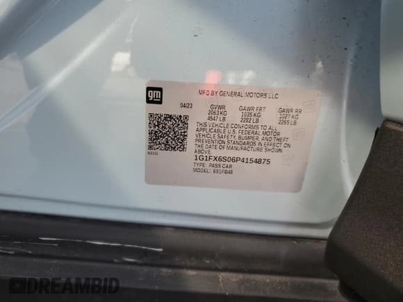 ✅ 2023 Chevrolet Bolt EV 2LT • VIN: 1G1FX6S06P4154875 • Lot: 42112575. Wystawiony na Copart z przebiegiem 14 546 mil. Bezpłatny archiwum sprzedaży aukcyjnych z USA i szczegółowy raport historii pojazdu na DreamBid. Zdjęcie 15.