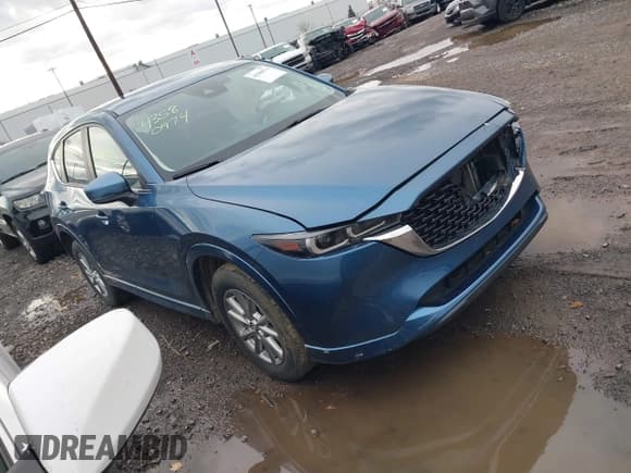 ✅ 2024 Mazda CX-5 S Select • VIN: JM3KFBBM4R0416074 • Lot: 43580974. Wystawiony na IAAI z przebiegiem 42 042 mil. Bezpłatny archiwum sprzedaży aukcyjnych z USA i szczegółowy raport historii pojazdu na DreamBid. Zdjęcie 1.