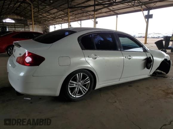 ✅ 2013 Infiniti G37 Journey • VIN: JN1CV6AP4DM722439 • Lot: 51188545. Listed on Copart with Not provided. Free auction sales archive from the USA and detailed vehicle history report at DreamBid. Image 3.