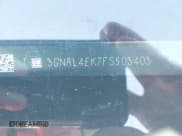 ✅ 2015 Chevrolet Captiva Sport LTZ • VIN: 3GNAL4EK7FS503403 • Lot: 42140013. Wystawiony na IAAI z przebiegiem 72 905 mil. Bezpłatny archiwum sprzedaży aukcyjnych z USA i szczegółowy raport historii pojazdu na DreamBid. Zdjęcie 9.