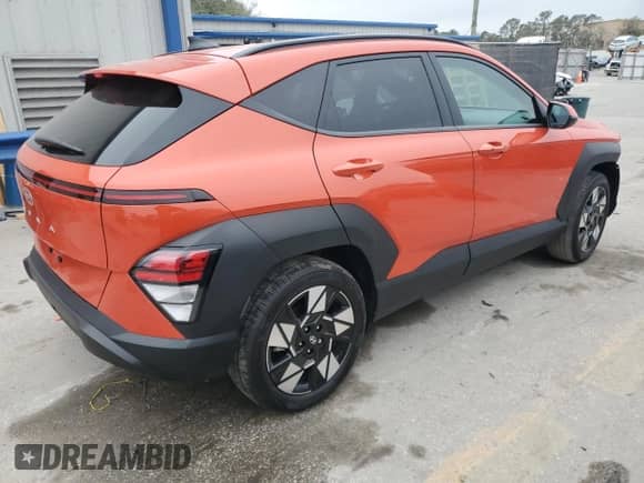 2024 Hyundai Kona SEL with VIN KM8HB3AB6RU097169, listed as a Copart auction lot 83706784 with 4,511 mi miles and Salvage title. Bid and sale history available at DreamBid. Image 3.
