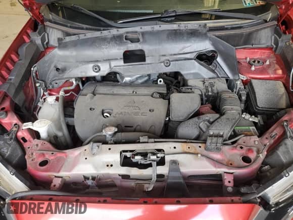 2017 Mitsubishi Outlander SE with VIN JA4AR3AW6HZ032080, listed as a Copart auction lot 63373605 with 36,054 mi miles and Salvage title. Bid and sale history available at DreamBid. Image 12.