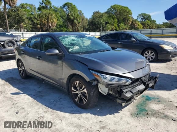 ✅ 2021 Nissan Sentra SV • VIN: 3N1AB8CV4MY303298 • Lot: 90521825. Listed on Copart with 73,718 mi. Free auction sales archive from the USA and detailed vehicle history report at DreamBid. Image 4.