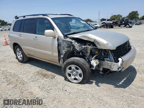 2007 Toyota Highlander w/3rd Row with VIN JTEDD21A870165860, listed as a Copart auction lot 63329385 with 184,652 mi miles and Salvage title. Bid and sale history available at DreamBid. Image 4.
