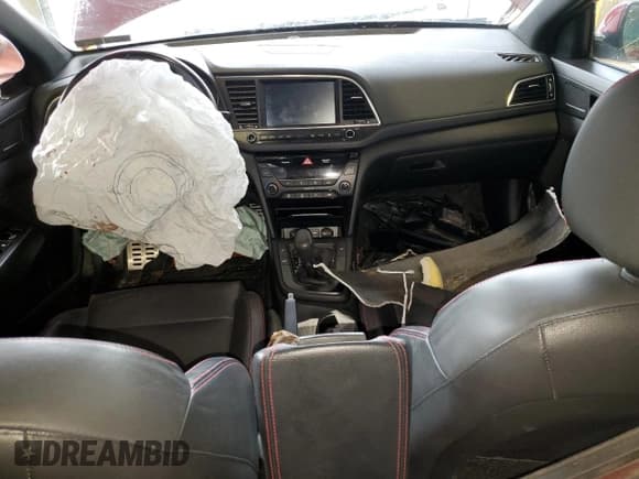 ✅ 2017 Hyundai Elantra Sport • VIN: KMHD04LB6HU315391 • Lot: 58931665. Listed on Copart with Not provided. Free auction sales archive from the USA and detailed vehicle history report at DreamBid. Image 8.