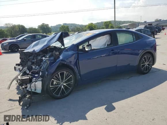 2023 Toyota Prius LE with VIN JTDADABU8P3006684, listed as a Copart auction lot 63282995 with 31,885 mi miles and Salvage title. Bid and sale history available at DreamBid. Image 1.