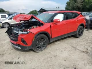 ✅ 2020 Chevrolet Blazer LT • VIN: 3GNKBCRS6LS700795 • Lot: 62329285. Listed on Copart with 21,910 mi. Free auction sales archive from the USA and detailed vehicle history report at DreamBid. Image 1.