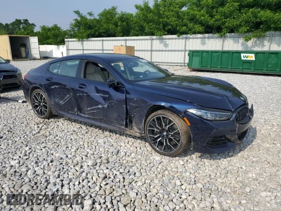 ✅ 2024 BMW 8 Series M850i • VIN: WBAGV8C03RCP08973 • Lot: 60510165. Listed on Copart with 30,276 mi. Free auction sales archive from the USA and detailed vehicle history report at DreamBid. Image 4.