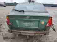 2005 Hyundai Accent GLS z VIN KMHCG35C05U356585, wystawiony jako Copart lot #40091384 z przebiegiem 60 289 mil mil oraz Szkoda całkowita • Salvage title. Historia ofert i sprzedaży dostępna na DreamBid. Obrazek 6.