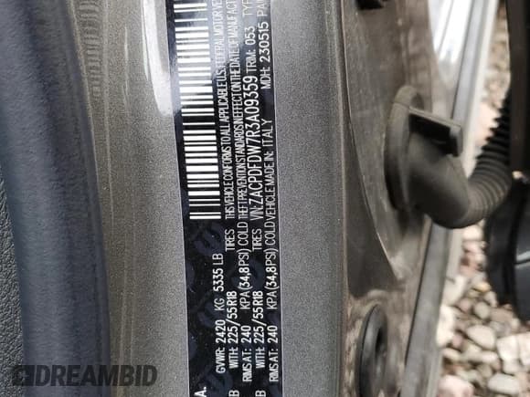 ✅ 2024 Dodge Hornet R/T Plus • VIN: ZACPDFDW7R3A09359 • Lot: 70274025. Listed on Copart with 29,409 mi. Free auction sales archive from the USA and detailed vehicle history report at DreamBid. Image 13.