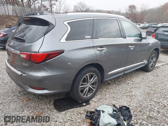 ✅ 2018 Infiniti QX60 • VIN: 5N1DL0MM5JC516680 • Lot: 43650242. Wystawiony na IAAI z przebiegiem 191 969 mil. Bezpłatny archiwum sprzedaży aukcyjnych z USA i szczegółowy raport historii pojazdu na DreamBid. Zdjęcie 4.