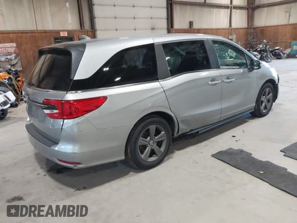 ✅ 2021 Honda Odyssey EX • VIN: 5FNRL6H50MB013310 • Lot: 43332324. Listed on IAAI with 87,756 mi. Free auction sales archive from the USA and detailed vehicle history report at DreamBid. Image 4.