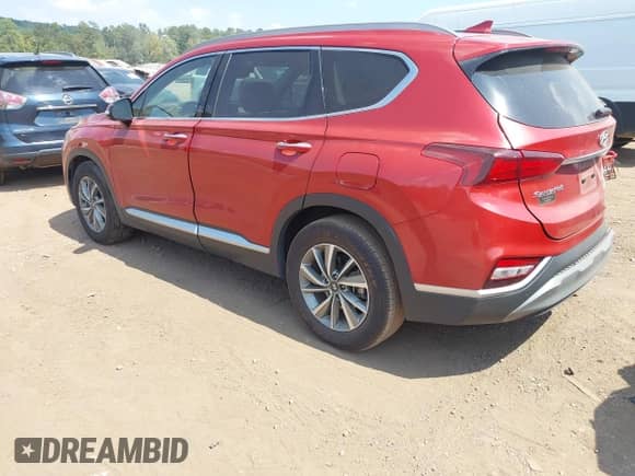 2019 Hyundai Santa Fe Ultimate z VIN 5NMS53AD2KH006415, wystawiony jako IAAI lot #43223455 z przebiegiem 89 574 mil mil oraz . Historia ofert i sprzedaży dostępna na DreamBid. Obrazek 3.