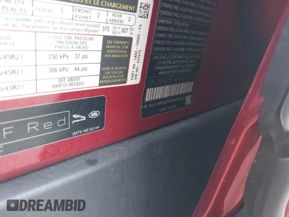 ✅ 2022 Land Rover Range Rover Sport HSE Dynamic • VIN: SALWR2SE4NA241574 • Лот: 43250676. Опубликован ранее на IAAI с пробегом 32 734 миль. Бесплатный доступ к архиву аукционных продаж из США и подробный отчёт об истории автомобиля на DreamBid. Изображение 9.