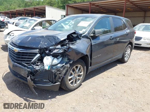 ✅ 2022 Chevrolet Equinox LS • VIN: 3GNAXHEV7NS203526 • Lot: 42740763. Listed on IAAI with 51,271 mi. Free auction sales archive from the USA and detailed vehicle history report at DreamBid. Image 2.