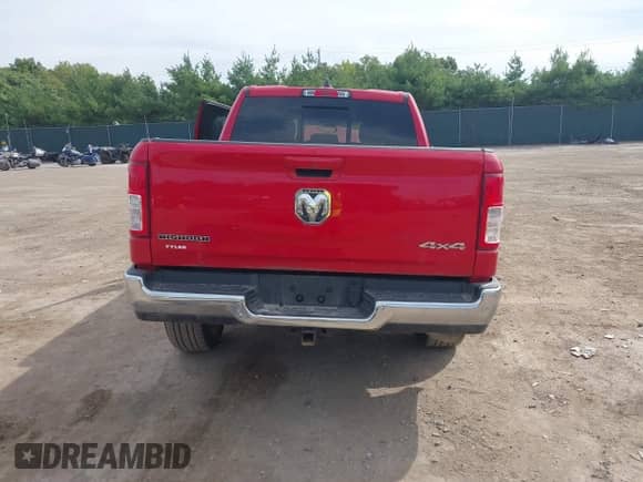 2022 Ram 1500 Big Horn with VIN 1C6RRFFG0NN324961, listed as a IAAI auction lot 43189686 with 37,154 mi miles and . Bid and sale history available at DreamBid. Image 16.