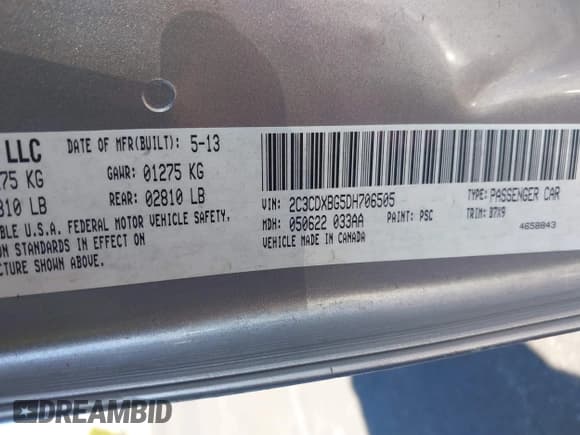 ✅ 2013 Dodge Charger SE • VIN: 2C3CDXBG5DH706505 • Lot: 43575308. Wystawiony na IAAI z przebiegiem 155 254 mil. Bezpłatny archiwum sprzedaży aukcyjnych z USA i szczegółowy raport historii pojazdu na DreamBid. Zdjęcie 9.