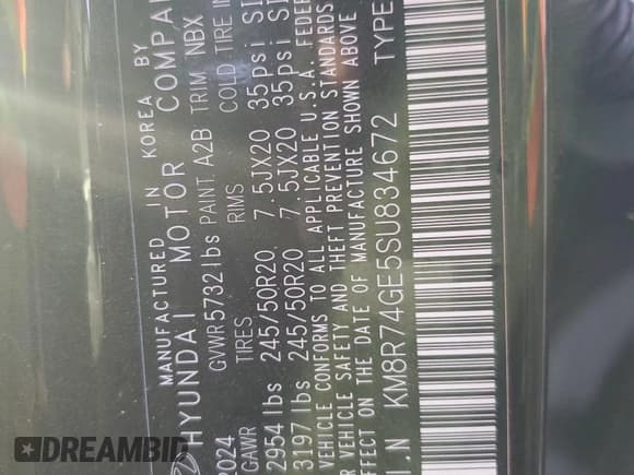 ✅ 2025 Hyundai Palisade Calligraphy • VIN: KM8R74GE5SU834672 • Лот: 77104094. Опубликован ранее на Copart с пробегом 116 миль. Бесплатный доступ к архиву аукционных продаж из США и подробный отчёт об истории автомобиля на DreamBid. Изображение 14.