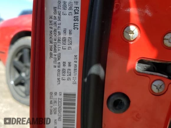 ✅ 2016 Dodge Challenger SXT Plus • VIN: 2C3CDZAG5GH137463 • Lot: 51076654. Wystawiony na Copart z przebiegiem 166 114 mil. Bezpłatny archiwum sprzedaży aukcyjnych z USA i szczegółowy raport historii pojazdu na DreamBid. Zdjęcie 13.