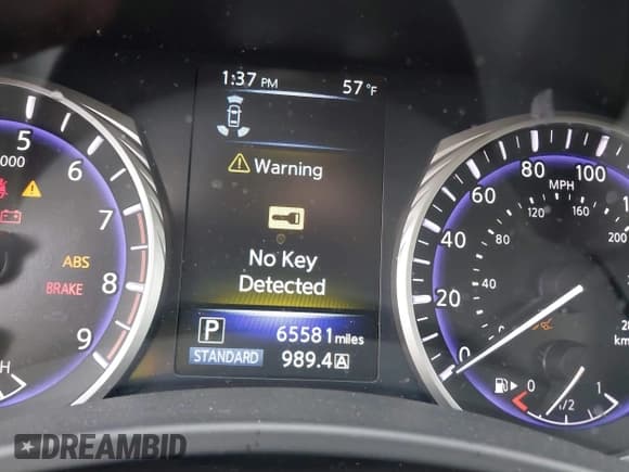 ✅ 2017 Infiniti Q50 Premium • VIN: JN1EV7AR4HM832493 • Lot: 41364834. Wystawiony na IAAI z przebiegiem 65 581 mil. Bezpłatny archiwum sprzedaży aukcyjnych z USA i szczegółowy raport historii pojazdu na DreamBid. Zdjęcie 7.