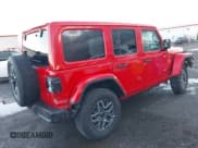 ✅ 2025 Jeep Wrangler Sahara • VIN: 1C4PJXEN9SW592426 • Lot: 43783115. Listed on IAAI with 11,359 mi. Free auction sales archive from the USA and detailed vehicle history report at DreamBid. Image 4.