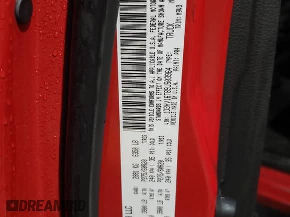 2009 Dodge 1500 SLT with VIN 1D3HV16T89J503964, listed as a Copart auction lot 43171165 with 218,440 mi miles and Clean title. Bid and sale history available at DreamBid. Image 13.