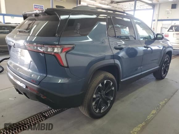 ✅ 2025 Chevrolet Equinox AWD RS • VIN: 3GNAXTEG3SL306095 • Lot: 63267375. Wystawiony na Copart z przebiegiem 1 932 mil. Bezpłatny archiwum sprzedaży aukcyjnych z USA i szczegółowy raport historii pojazdu na DreamBid. Zdjęcie 3.