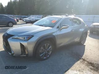 ✅ 2021 Lexus UX 250h F Sport • VIN: JTHR9JBH6M2053395 • Lot: 80566715. Listed on Copart with 31,980 mi. Free auction sales archive from the USA and detailed vehicle history report at DreamBid. Image 1.