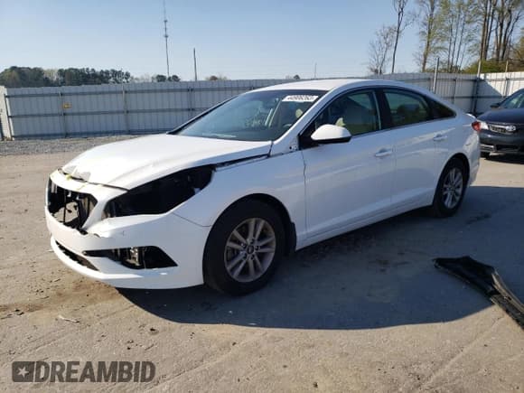 ✅ 2016 Hyundai Sonata SE • VIN: 5NPE24AF7GH318320 • Lot: 44906263. Listed on Copart with 112,625 mi. Free auction sales archive from the USA and detailed vehicle history report at DreamBid. Image 1.