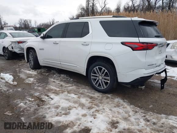 2022 Chevrolet Traverse High Country с VIN 1GNEVNKW3NJ120485, выставлен на аукционе IAAI как лот 41359102 с пробегом 82 749 миль миль и . История ставок и продаж доступна на DreamBid. Изображение 3.