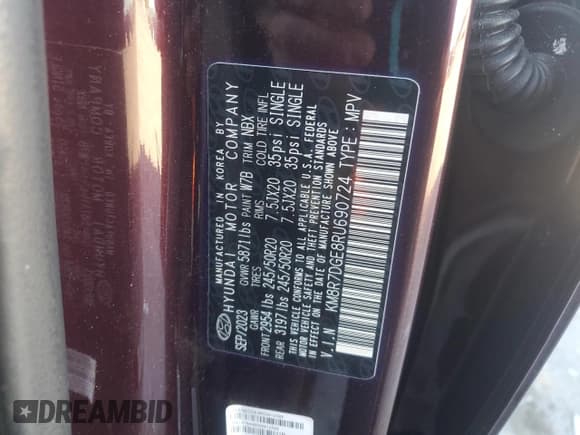 ✅ 2024 Hyundai Palisade Calligraphy • VIN: KM8R7DGE8RU690724 • Lot: 86465685. Listed on Copart with 23,523 mi. Free auction sales archive from the USA and detailed vehicle history report at DreamBid. Image 13.