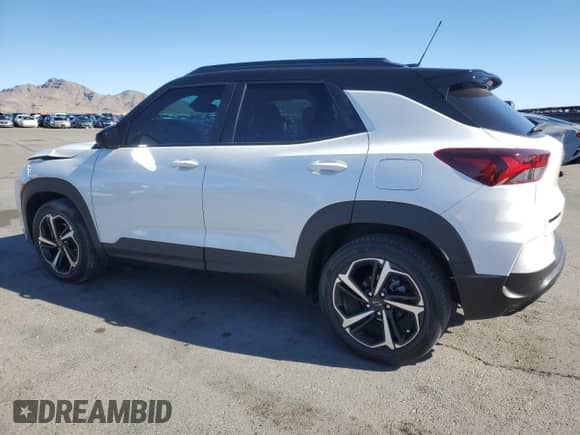 2021 Chevrolet TrailBlazer RS z VIN KL79MTSL6MB084188, wystawiony jako Copart lot #82558935 z przebiegiem 27 292 mil mil oraz Szkoda całkowita • Salvage title. Historia ofert i sprzedaży dostępna na DreamBid. Obrazek 2.