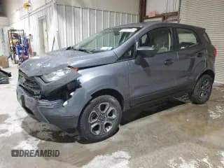 ✅ 2019 Ford EcoSport S • VIN: MAJ6S3FL1KC301925 • Лот: 90667745. Опубликован ранее на Copart с пробегом 147 091 миль. Бесплатный доступ к архиву аукционных продаж из США и подробный отчёт об истории автомобиля на DreamBid. Изображение 1.