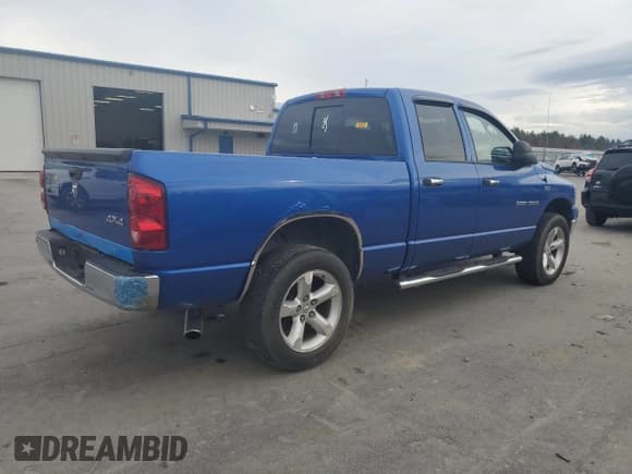 ✅ 2007 Dodge 1500 SLT • VIN: 1D7HU182X7S220799 • Лот: 78498014. Опубликован ранее на Copart с пробегом 128 589 миль. Бесплатный доступ к архиву аукционных продаж из США и подробный отчёт об истории автомобиля на DreamBid. Изображение 3.