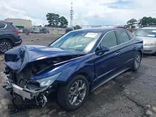 2020 Hyundai Sonata SEL with VIN 5NPEF4JA9LH054987, listed as a IAAI auction lot 42982048 with 76,550 mi miles and . Bid and sale history available at DreamBid. Image 6.