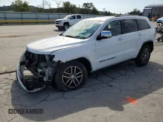2017 Jeep Grand Cherokee Limited with VIN 1C4RJFBG4HC815930, listed as a Copart auction lot 84789125 with 96,767 mi miles and Salvage title. Bid and sale history available at DreamBid. Image 1.
