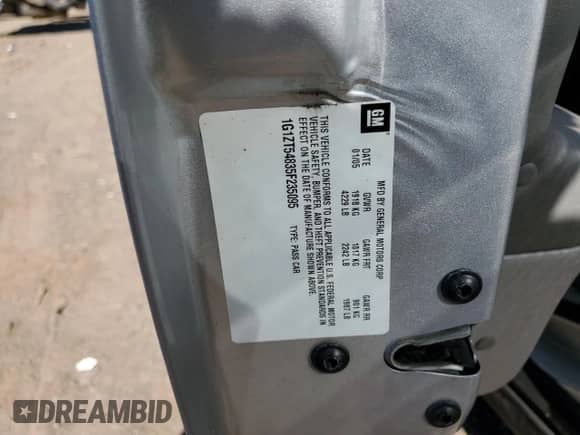 ✅ 2005 Chevrolet Malibu LS • VIN: 1G1ZT54835F235095 • Lot: 74970164. Wystawiony na Copart z przebiegiem 60 097 mil mil. Skorzystaj z bezpłatnego archiwum sprzedaży aukcyjnych z USA i zobacz szczegółowy raport historii pojazdu na DreamBid. Zdjęcie 12.